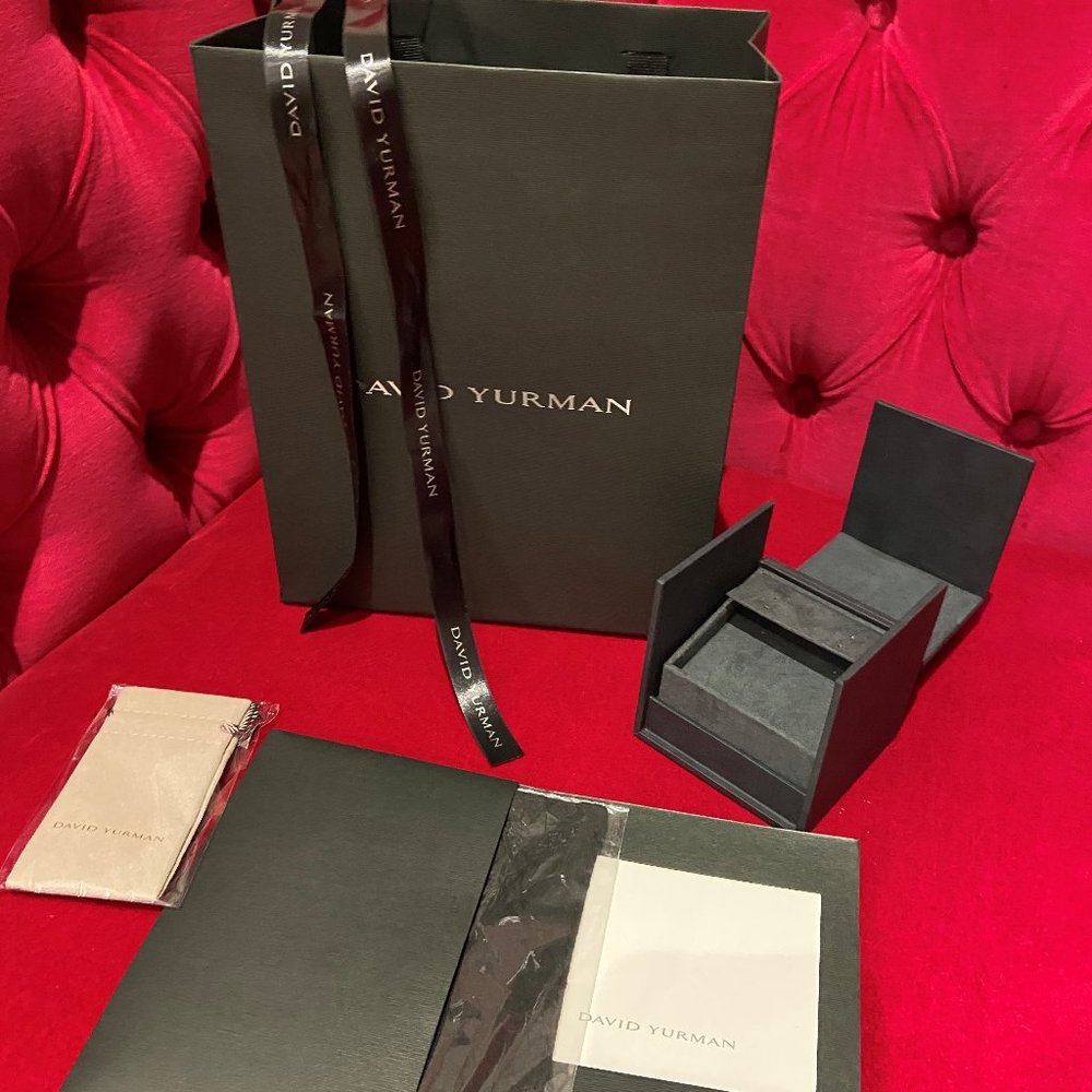 David Yurman Empty Gift Bag & Jewelry box & pouch